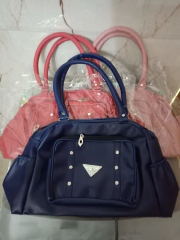 STAVYA SOLID ARTIFICIAL LEATHER HAND-HELD BAG - VARIATIONS OF COLORS